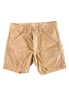 NWOT Grown & Sewn Ranger Canvas Shorts in HARVEST TAN men’s 32” made in USA